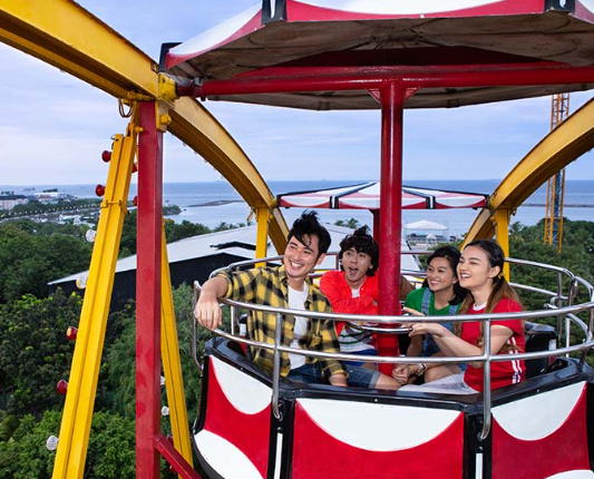 Keunikan Bianglala Dufan Dengan Pemandangan Kota Dari Atas